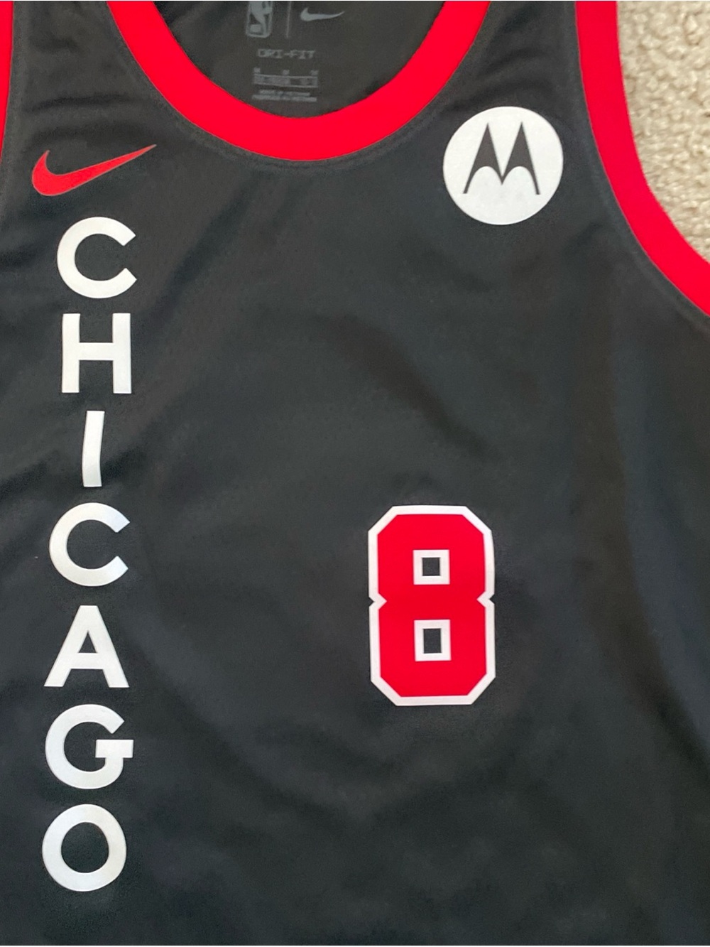 Chicago Bulls Zach LaVine Nike City Edition 2023-24 Authentic jersey Size M new - Picture 3 of 10